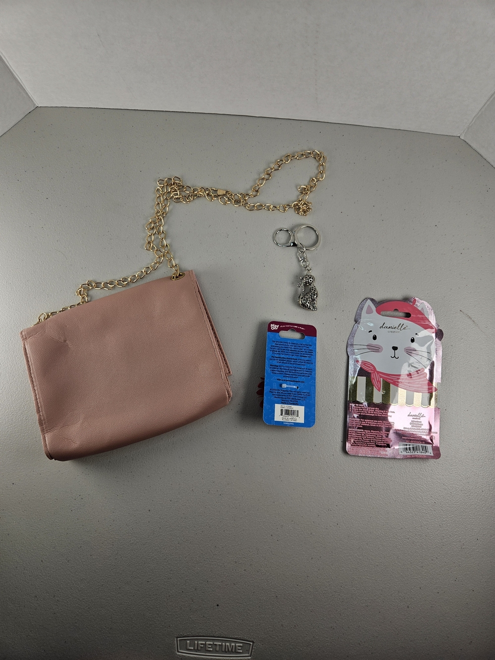 Crazy Cat Lady Bubdle Pink Cat-Handle Crossbody, Cat Bag Charm, Cat Face Mask - Picture 11 of 14